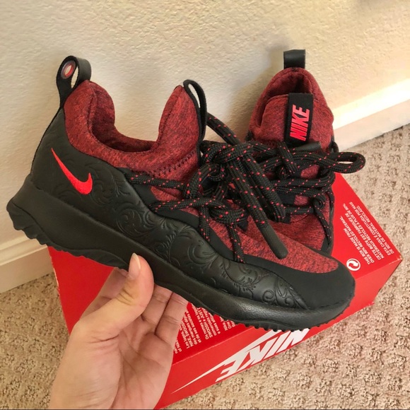 🚫✂️🍀New🍀 NIKE blk/red City Loop F ~ sz 7 - Picture 2 of 8